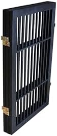 Urnporium Pet Dog Gate Freestanding, Strong Durable Folding Wooden Fence - Image 5