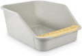 Large Cat Litter Box with High Sides, Cat Litter Pan by LoopTime