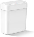 Small Bathroom Trash Can with Lid, 3.2 Gallon Garbage Can with Pop-Up Lid by MOPALL
