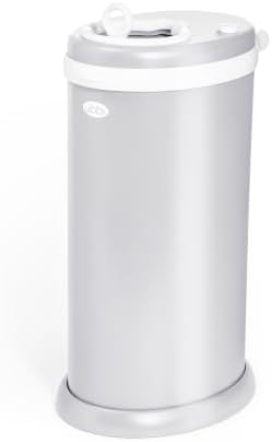Ubbi Stainless Steel Diaper Pail, No Special Bags, Odor-Locking by Unknown