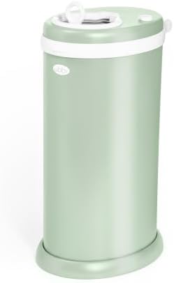 Ubbi Stainless Steel Diaper Pail, No Special Bags, Odor-Locking, Sage Green by Unknown
