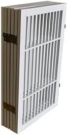 Urnporium Pet Dog Gate Freestanding, Strong Durable Folding Wooden Fence - Image 4