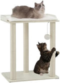 FourFurPets Modern Cat Tree for Large Cats, Full Sisal Cat Scratching Post by FourFurPets
