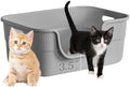 Low Entry Kitty Litter Box for Small Cats, Kittens Litter Boxes by TehoaoWomensClothes