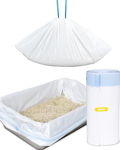 ANWA 36" x 18" Cat Litter Box Liners, Heavy-Duty Large Cat Litter Bags by ANWA