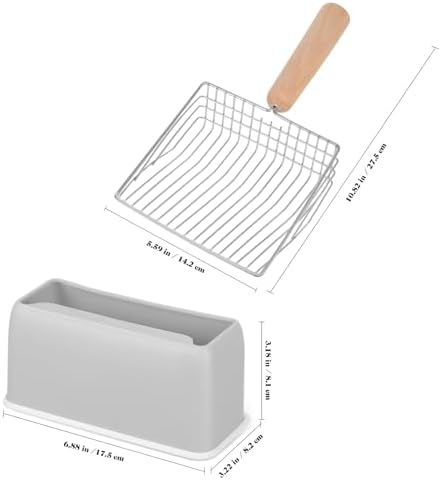 GANAZONO Metal Cat Litter Scoop Set - Image 2
