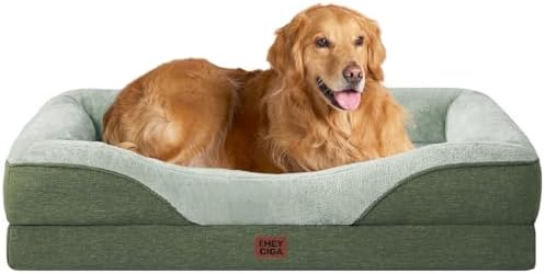 EHEYCIGA Orthopedic Dog Bed for Large Dog, Memory Foam Dog Couch by EHEYCIGA