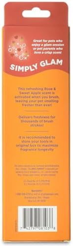 Arm & Hammer Deodorizing Dog Grooming Comb, Apple & Rose Scent - Image 6