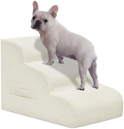 Mesa Lemon 3 Step Dog Stairs Pet Ramp by MesaLemon