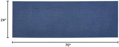 TYUU Bathroom Runner Rugs, Long Bath Mat Runner Washable Thin Quick Dry Low - Image 2