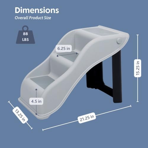 TRIXIE Lightweight 3-Step Pet Stairs - Image 4