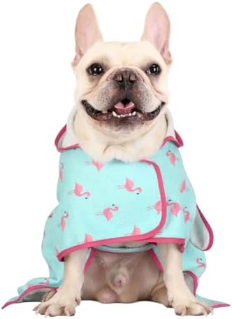 HDE Hooded Dog Bathrobe Quick Dry Towel Wrap - Image 4