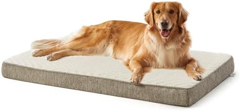 JOEJOY Orthopedic Dog Bed for Extra Large Dogs, Washable Dog Crate Bed Large by JOEJOY