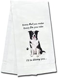 Border Collie Kitchen Towels by ESPETS