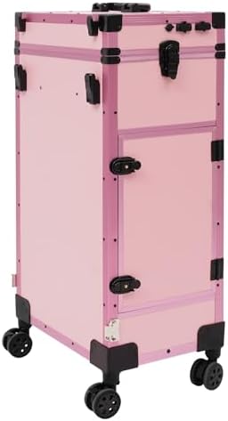 Professional Cosmetic Trolley Storage Organizer, Foldable Nail Tables Travel - Image 6