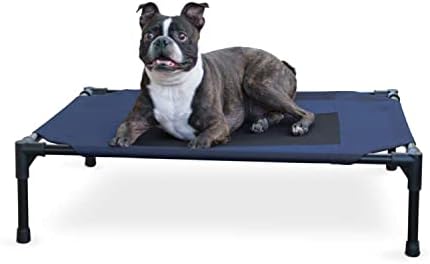 K&H Outdoor Elevated Dog Bed, Cooling Raised Dog Bed, Medium 32x25in by KHPetProducts