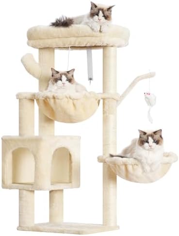 Heybly Cat Tree, 40 Inches Tower Condo by HEYBLY