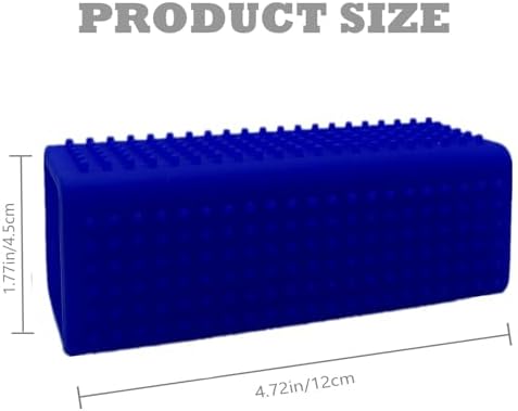 2 Pieces Pet Dog Cat Hair Remover, Block Roller Cleaner, Hollow Silicone - Image 2