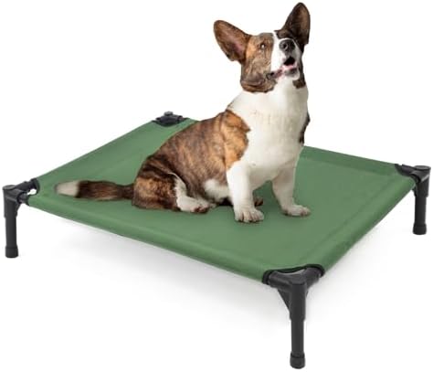 Garnpet Elevated Dog Bed for Medium Dogs, Raised Cot Fits Up to 150 LBs by Garnpet