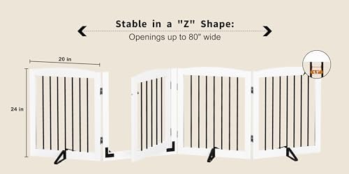 PUPETPO Freestanding Dog Gates - Image 6
