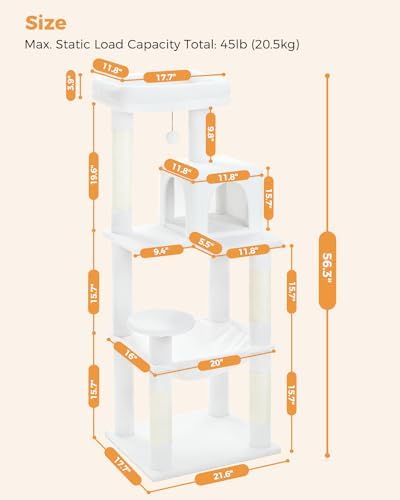 MUTTROS 56.3" Cactus Cat Tree - Image 6