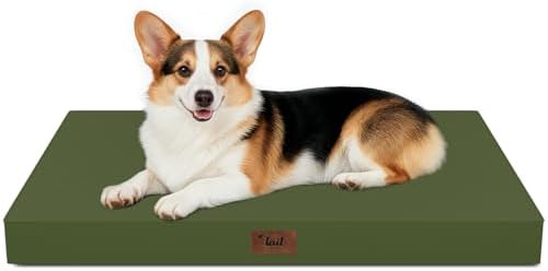 Outdoor Waterproof Orthopedic Dog Bed by TailStories