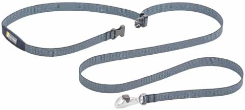 Ruffwear, Flagline Dog Leash, Lightweight 6.5 ft Lead, Basalt Gray by RuffwearInc