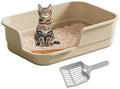 Semi Enclosed Litter Box Large by Unknown