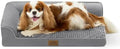 COZY KISS Orthopedic Dog Bed for Medium Small Size Dogs, L Shaped 30x20 in by COZYKISS