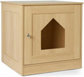 Amazon Basics Cat Litter Box Enclosure Cabinet, Furniture-Style Wood Hidden by AmazonBasics