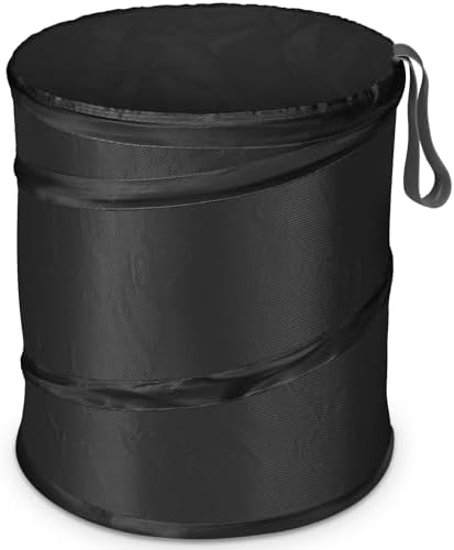 Car Trash Can, 4 Gallons Garbage Can, Collapsible Pop-Up Trash Bin by Kincown