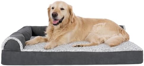 Furhaven Orthopedic Dog Bed for Large Dogs w/ Removable Bolsters & Washable by FurHaven