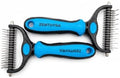 Dog Grooming Rake 2-Pack – Double-Sided Deshedding and Dematting Tool by Unknown