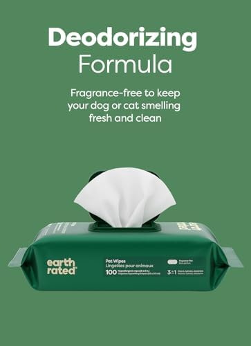 Earth Rated Dog Wipes for Paws & Butt, Deodorizing - Image 6