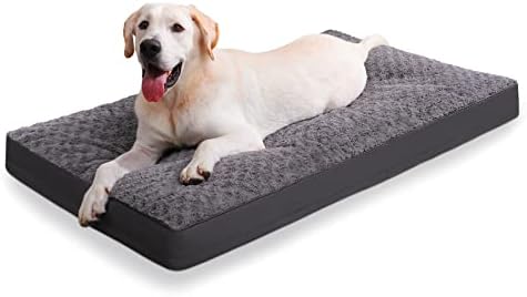 KSIIA Washable Dog Bed for Crate Waterproof for Large Dogs, 47x29 Inch by KSIIAPetProducts