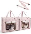 BAGSMART Double Cat Carrier for 2 Cats, Large Soft Pet Carriers for Travel by BAGSMART