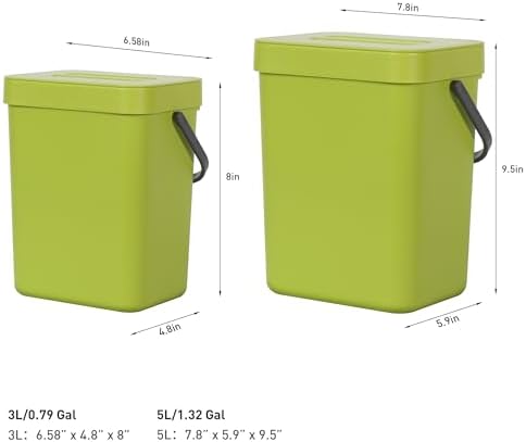 EKO Puro Wall-Mounted Trash Can - Image 3