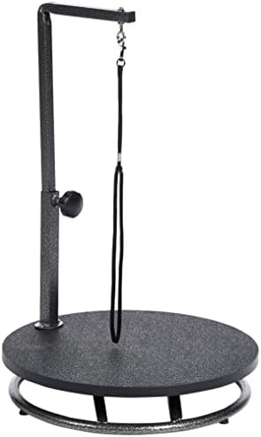 Pet Edge Master Equipment Round Pet Grooming Table – Rotatable Black 18” - Image 2