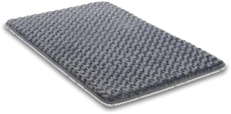 Dog Bed for Crate, High Resilience Foam Pad Mat Bed, Dark Grey by WAYIMPRESS