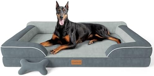 CWAWZ XXL Dog Bed for Extra Large Dogs, Giant Orthopedic Dog Beds by CWAWZ