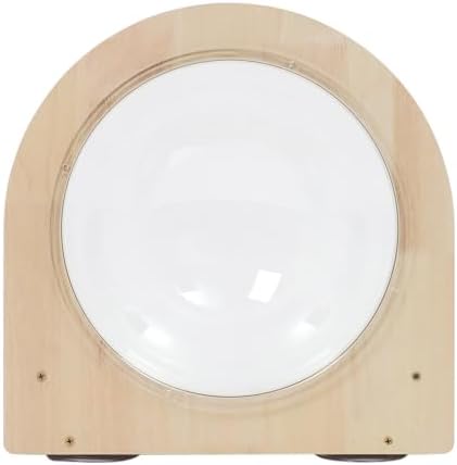 Wall-Mounted Wooden Cat Space Clear Capsule, 16.5LBS Load Capacity Transparent - Image 4