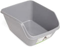 So Phresh by Petco Scatter Shield High-Back Litter Box Grey Large 18.5" L X 15" by Petco