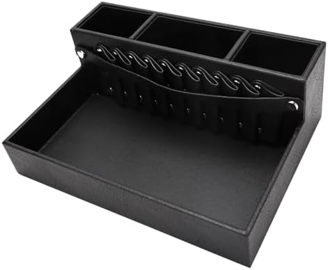 Barber Storage Box, Hairdressing Tool Holder, Shear Holder PU Leather Salon - Image 5