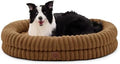 ChiXnuggle Orthopedic Dog Bed, Washable Cover, Faux Fur Bolster Pet Couch by SnuggleUpPawsDown