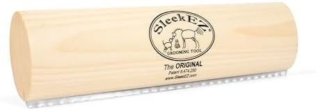 SleekEZ 10 Inch Horse Brush – Patented Horse Shedding Blade Made in USA by SleekEZ