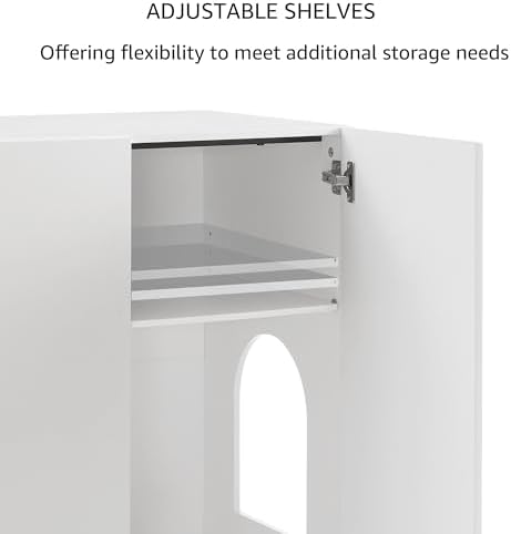 unipaws Tall Cat Litter Box Enclosure - Image 7