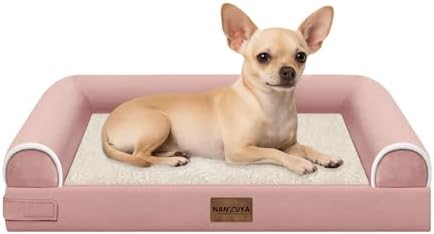NANUYA Orthopedic Dog Bed for Small Dogs, 24 x 16 Inch by Nanuya