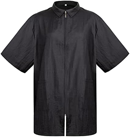 TOPTIE Nylon Salon Hairstylist Apron Barber Jacket - Image 3