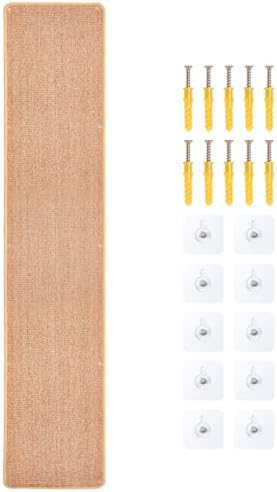 Uranshin Natural Sisal Cat Wall Climbing Carpet, Wall Scratcher Mat Pad by Uranshin