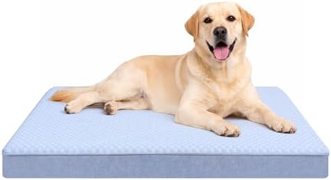 Cooling Dog Bed for Large Dogs, Orthopedic Memory Foam Dog Bed by URGVANZPET